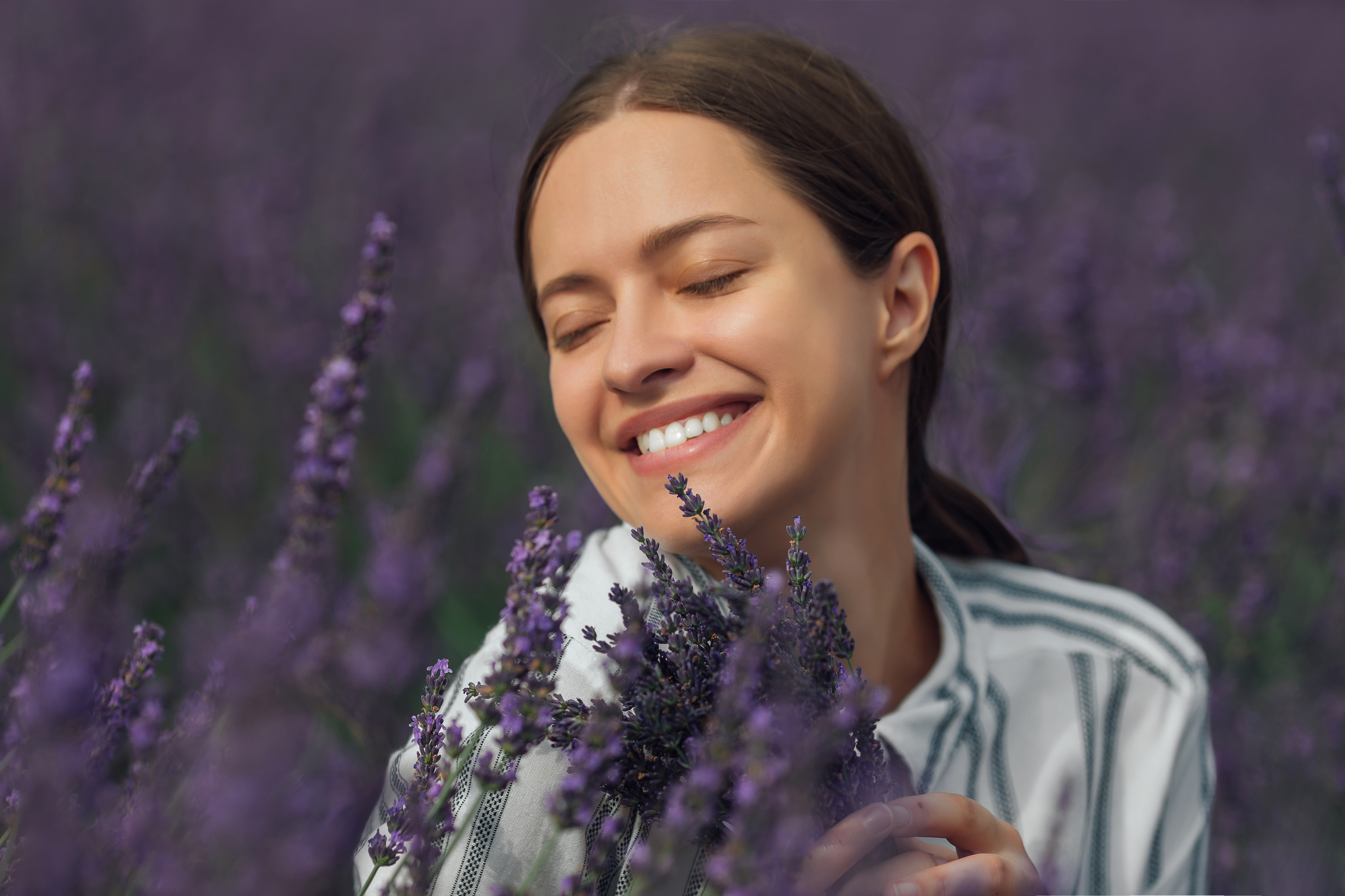 Yoga em campo de lavanda, Recanto das Lavandas em Araucária